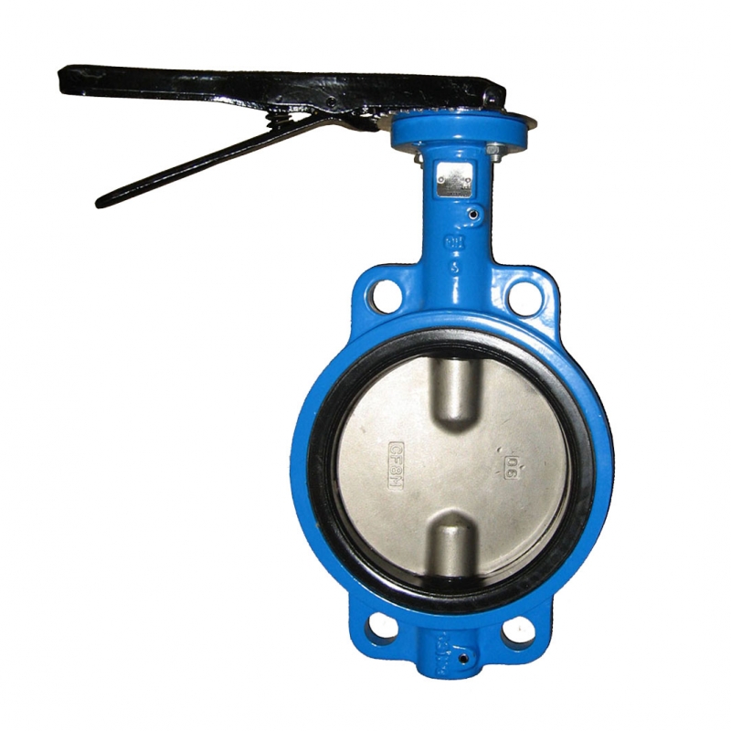 wafer butterfly valve(two shaft without pin)